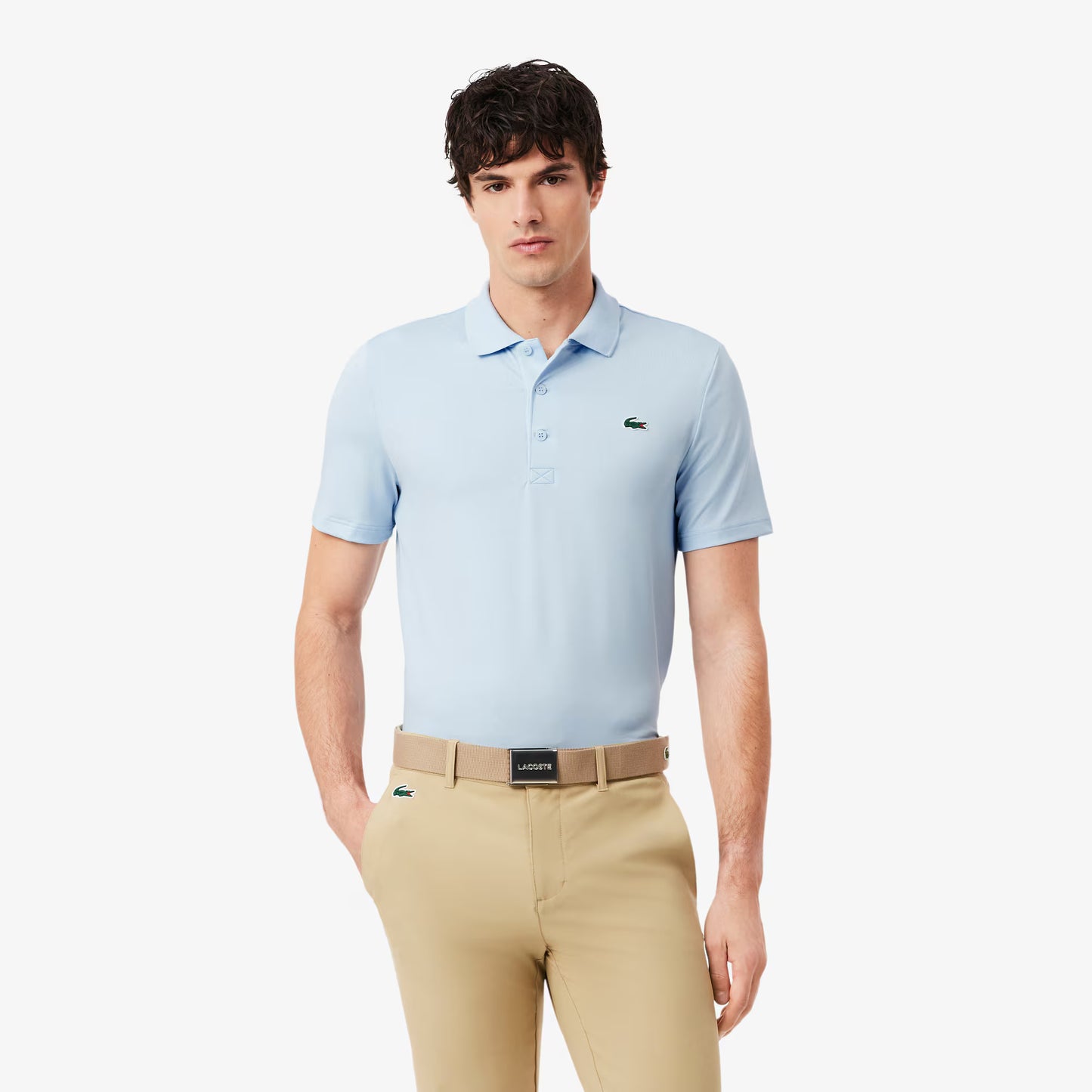 Polo de golf extensible ultra-respirant