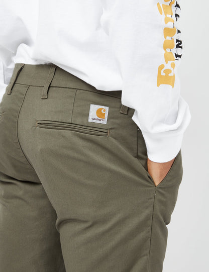 Pantalon Sid (coupe slim) - Vert Algue
