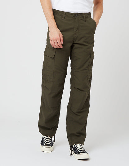 Pantalon Cargo Regular (Ripstop, 6,5oz) - Vert Cyprès