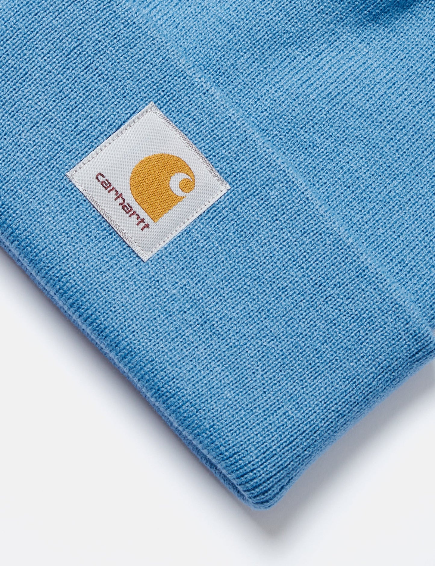 Kurze Beanie Mütze - Poolblau