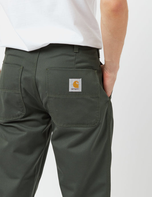 Pantalon Abbott (coupe fuselée) - Vert buis