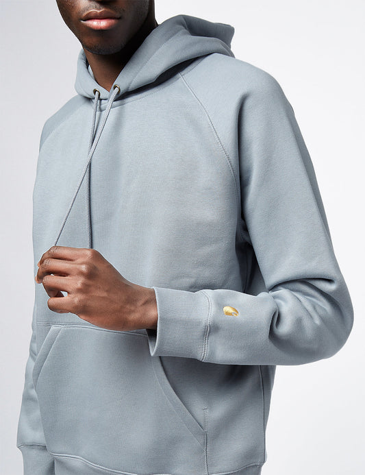 Sweat à capuche Chase - Gris miroir