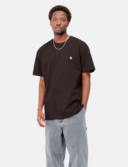 Chase T-Shirt – Dunkel Umbra Braun