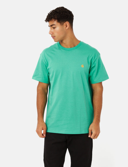 Chase T-Shirt (Lockere Passform) – Aqua-Grün