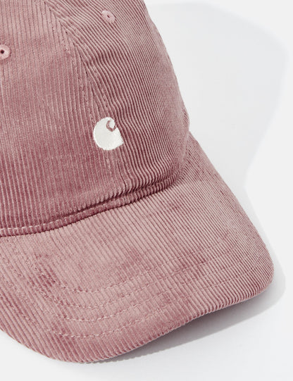 Casquette Harlem (Côtelé) - Rouge lupin/Cire