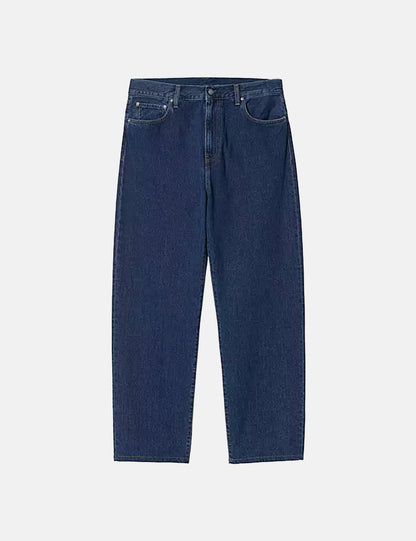 Pantalon Landon (coupe ample fuselée) - Bleu délavé