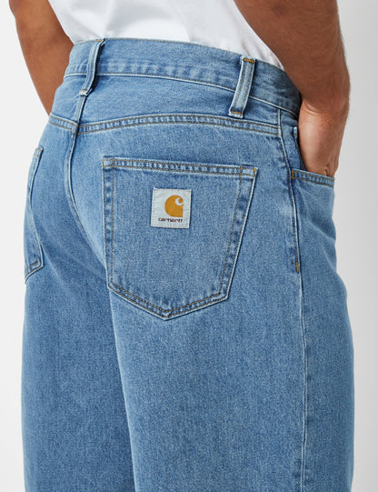 Landon Shorts (Locker geschnitten) – Blue Heavy Stone Wash
