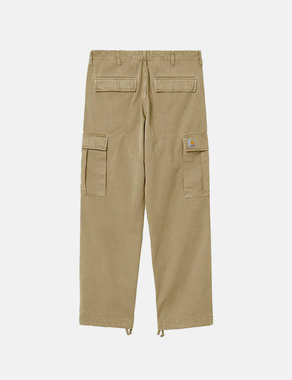 Pantalon Cargo Regular (Sergé de Coton Moraga) - Brun Ammonite