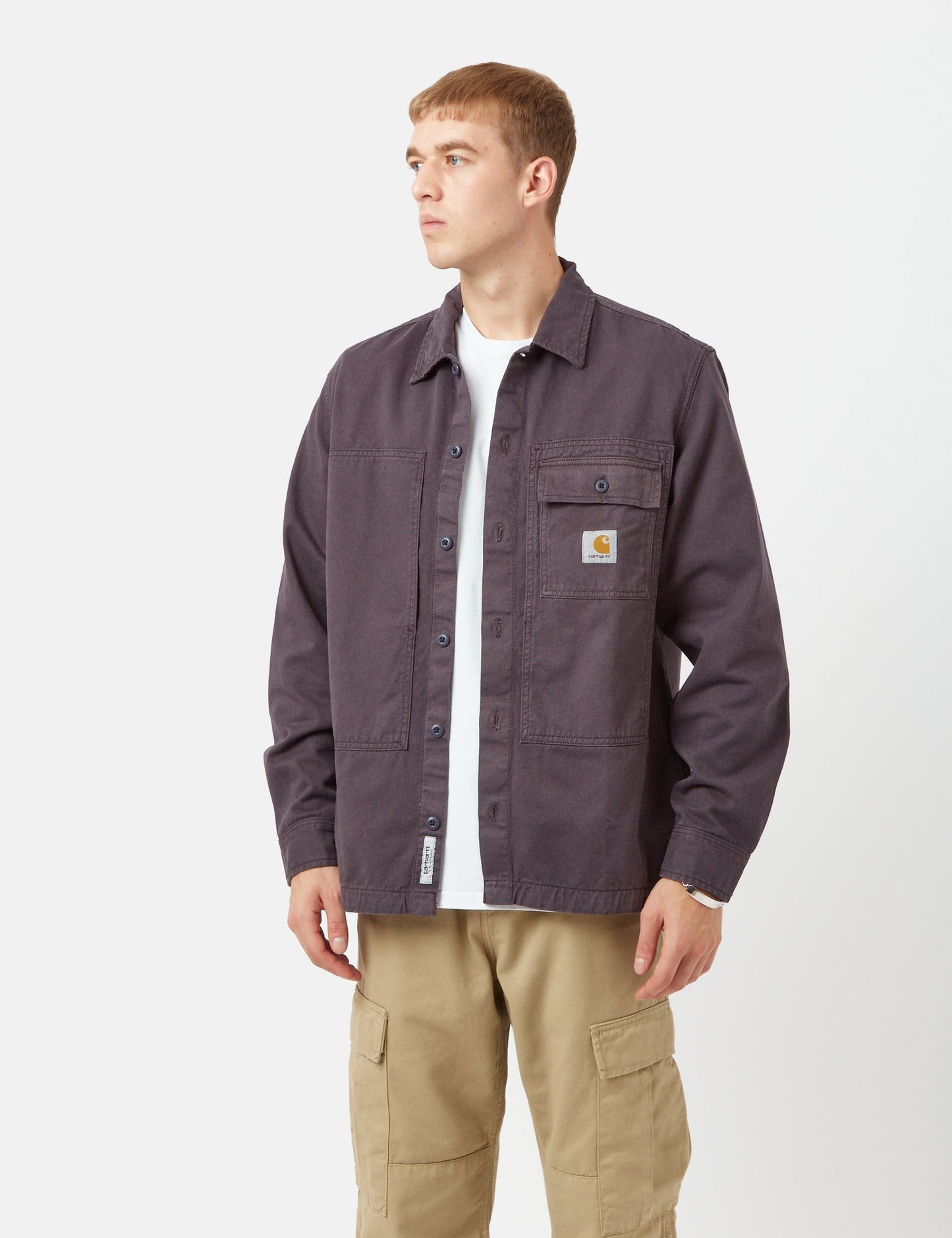 Charter Langarmhemd – Artichoke Purple