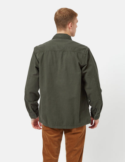 Charter Langarmshirt - Boxwood Green