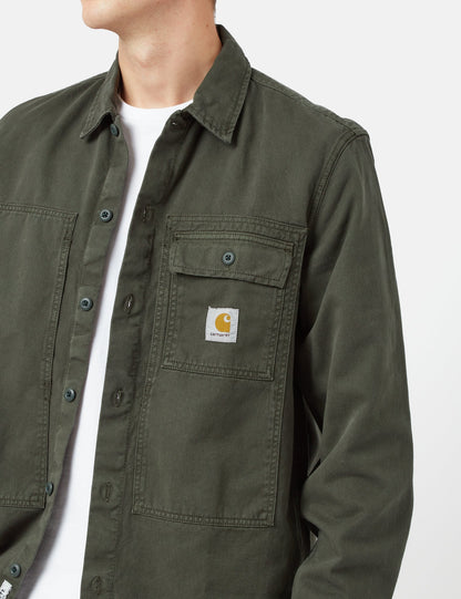 Charter Langarmshirt - Boxwood Green