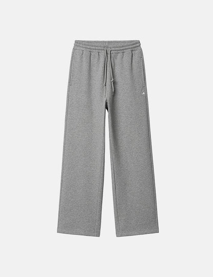 Pantalon de jogging Casey (ample) pour femme - Gris chiné/Argent