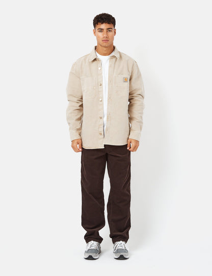 Pantalon simple jambe (Côtelé) - Marron Terre d'Ombre Foncée
