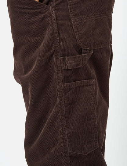 Pantalon simple jambe (Côtelé) - Marron Terre d'Ombre Foncée