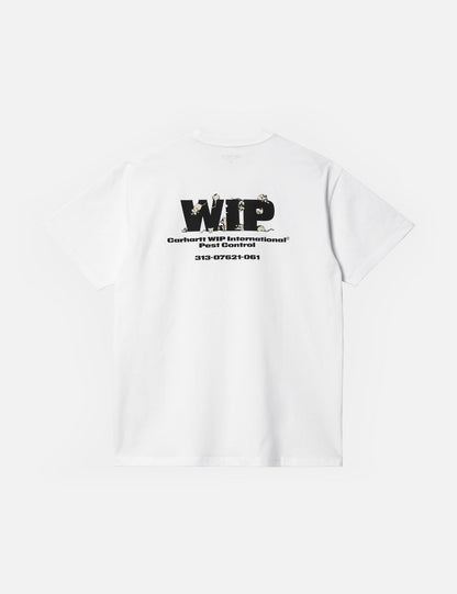 Schädlingsbekämpfung T-Shirt (Bio) – Weiß