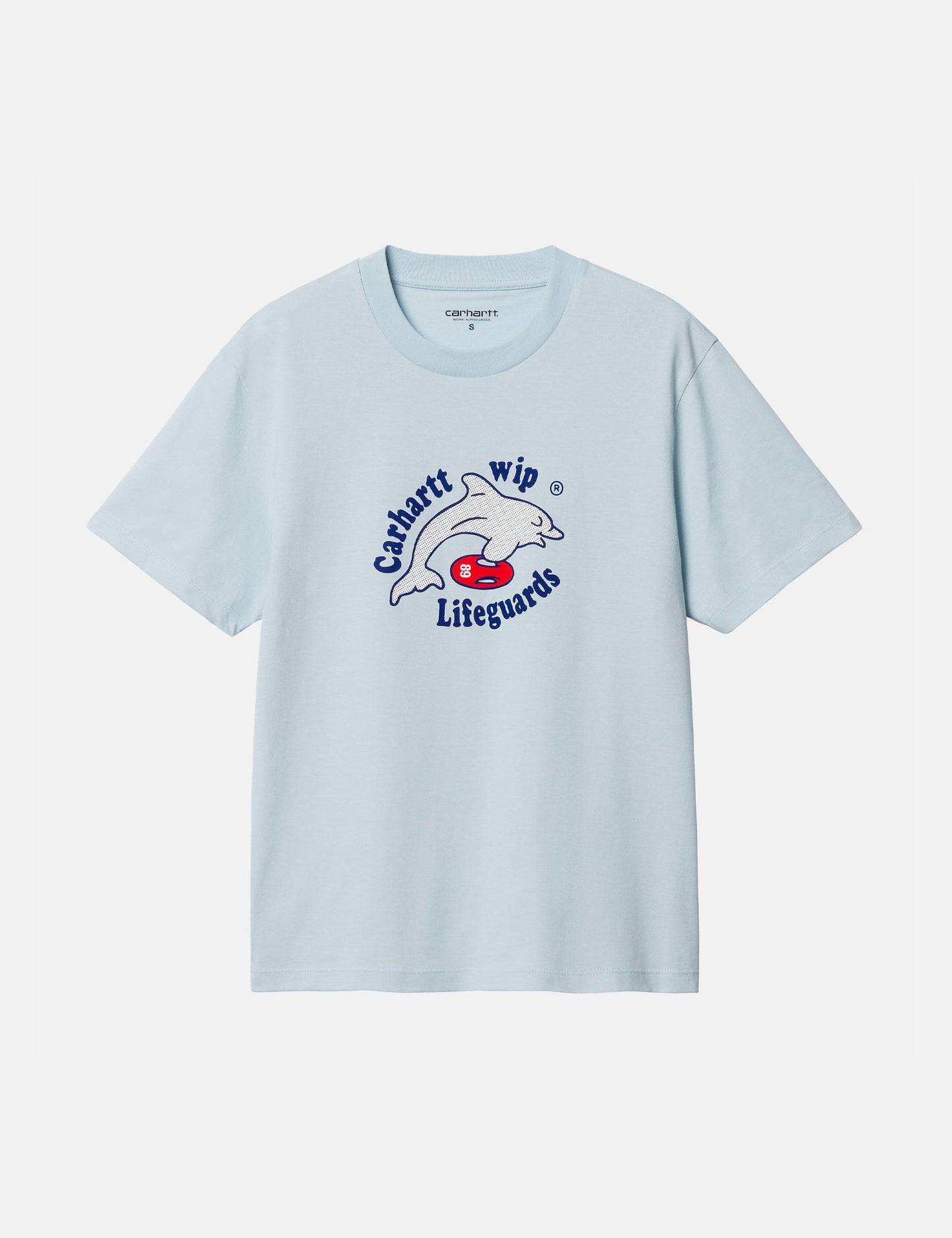 Damen Rettungsschwimmer T-Shirt (Bio) – Icarus Blau