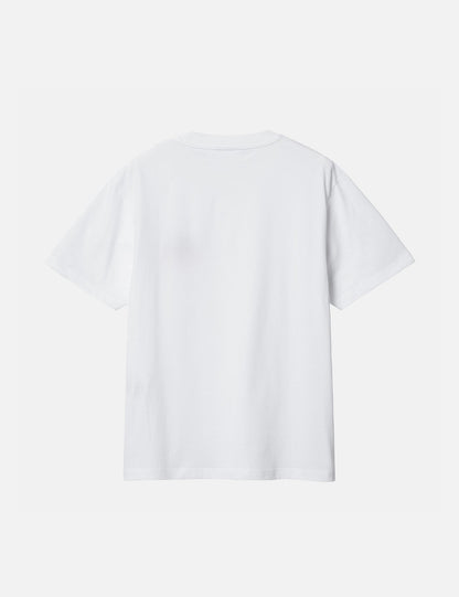 T-Shirt femme fard à joues (standard) - Blanc