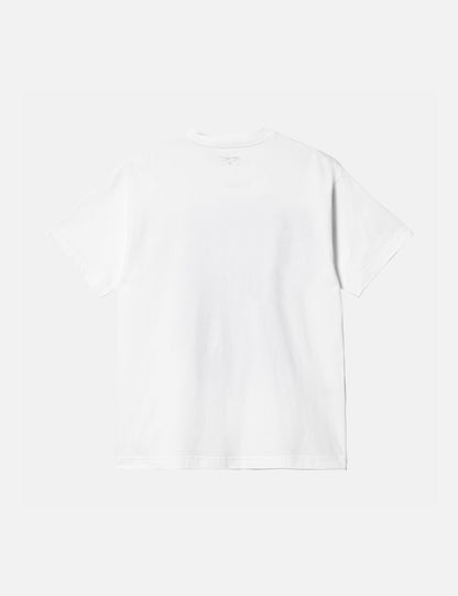 T-shirt Bébé Brosse Canard (Bio) - Blanc