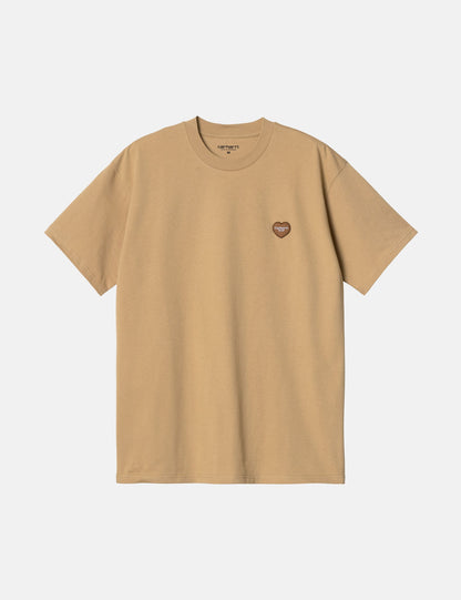 Doppelherz T-Shirt (Bio) - Dusty Hamilton Brown