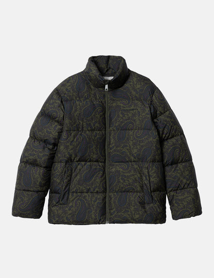 Springfield Jacke (Paisley-Print) – Pflanzengrün