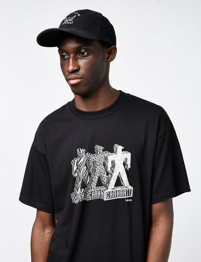 T-shirt Built (coupe ample) - Noir