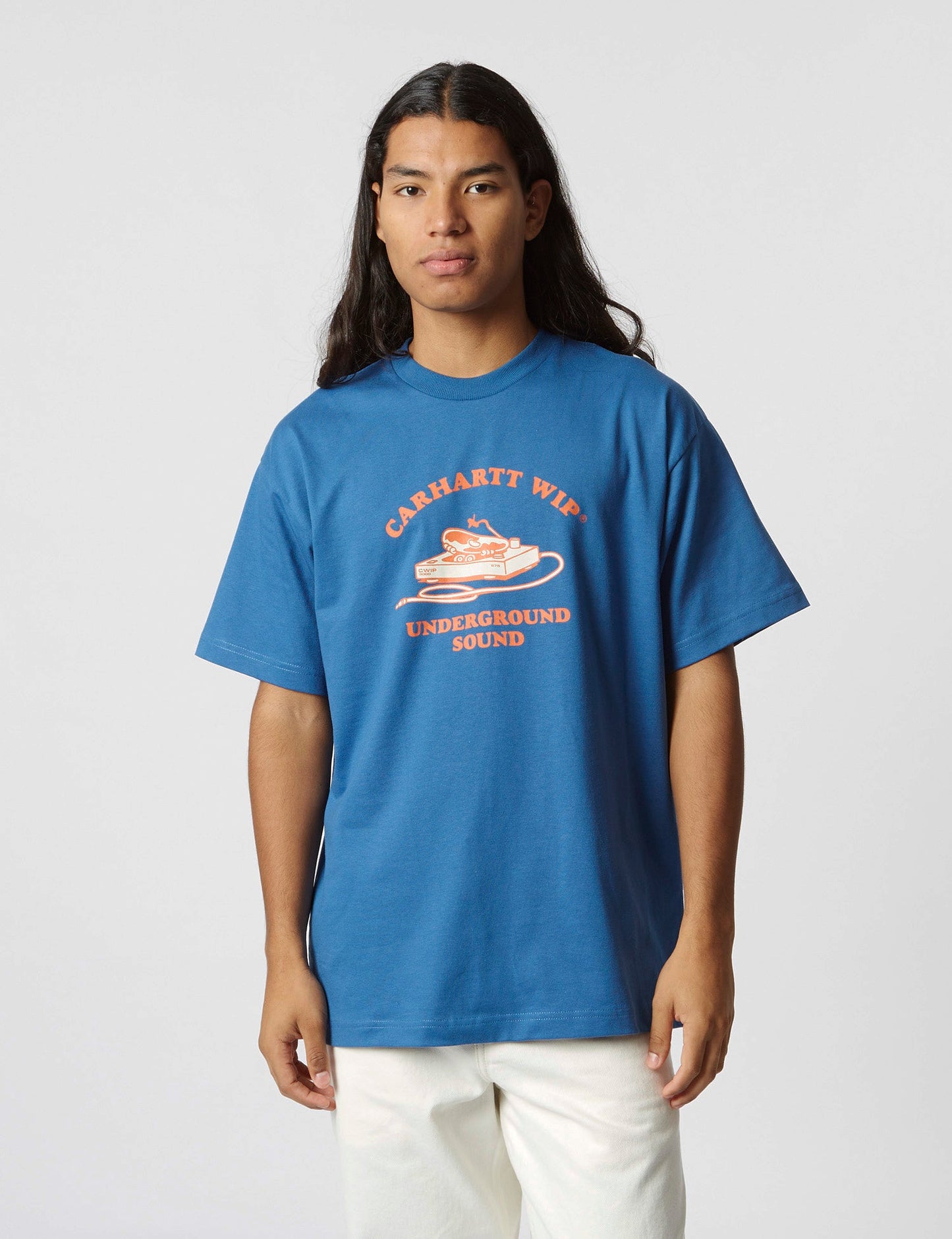 Underground Sound T-Shirt (Bio) - Liberty Blue