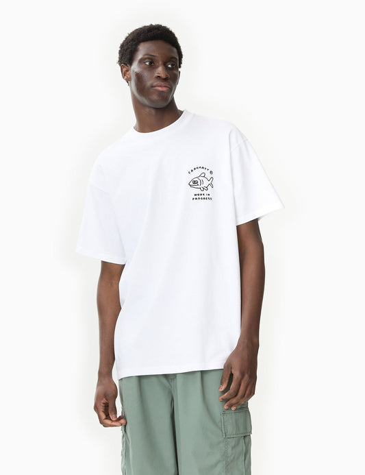 Icons T-Shirt (Locker) – Weiß/Schwarz
