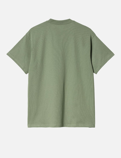 T-shirt Icons (ample) - Vert forêt/Noir