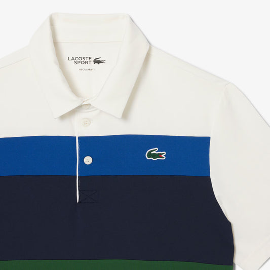 Regular Fit Golf-Polohemd mit Farbblock-Design
