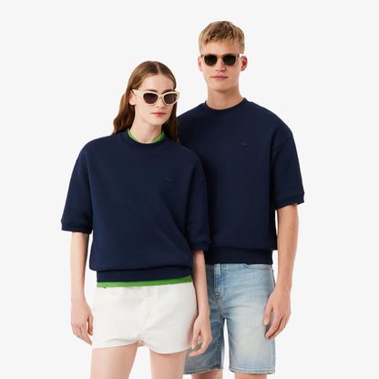 Relaxed Fit Short Sleeved Sweatshirt