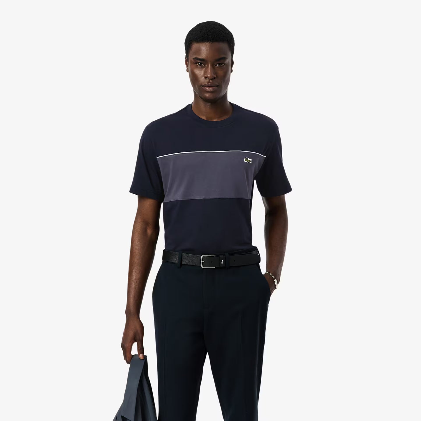 Colour-Block Cotton T-shirt
