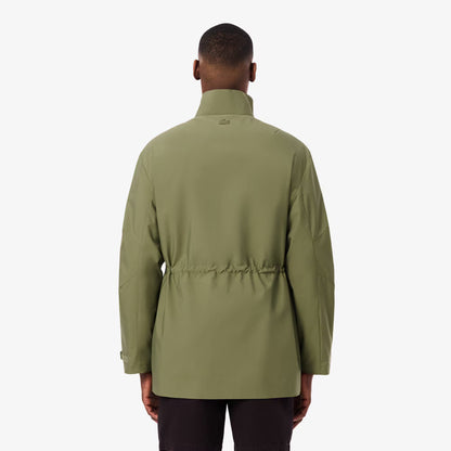 Halblange wasserabweisende Windbreaker-Jacke