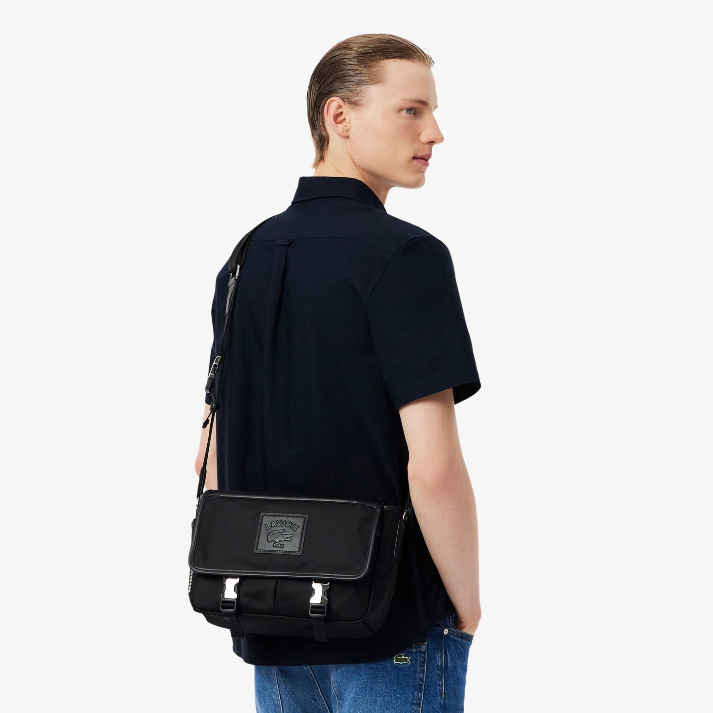 Lacoste Classic Satchel mit Überschlag