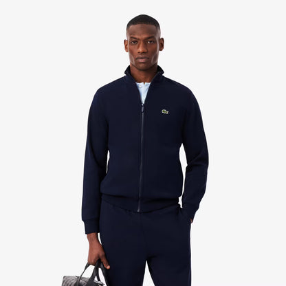 Sweatshirt aus Fleece mit Reißverschluss und hohem Kragen