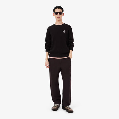 Regular Fit Leinen-Chino-Hose