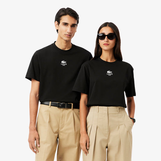 T-shirt en coton imprimé signature
