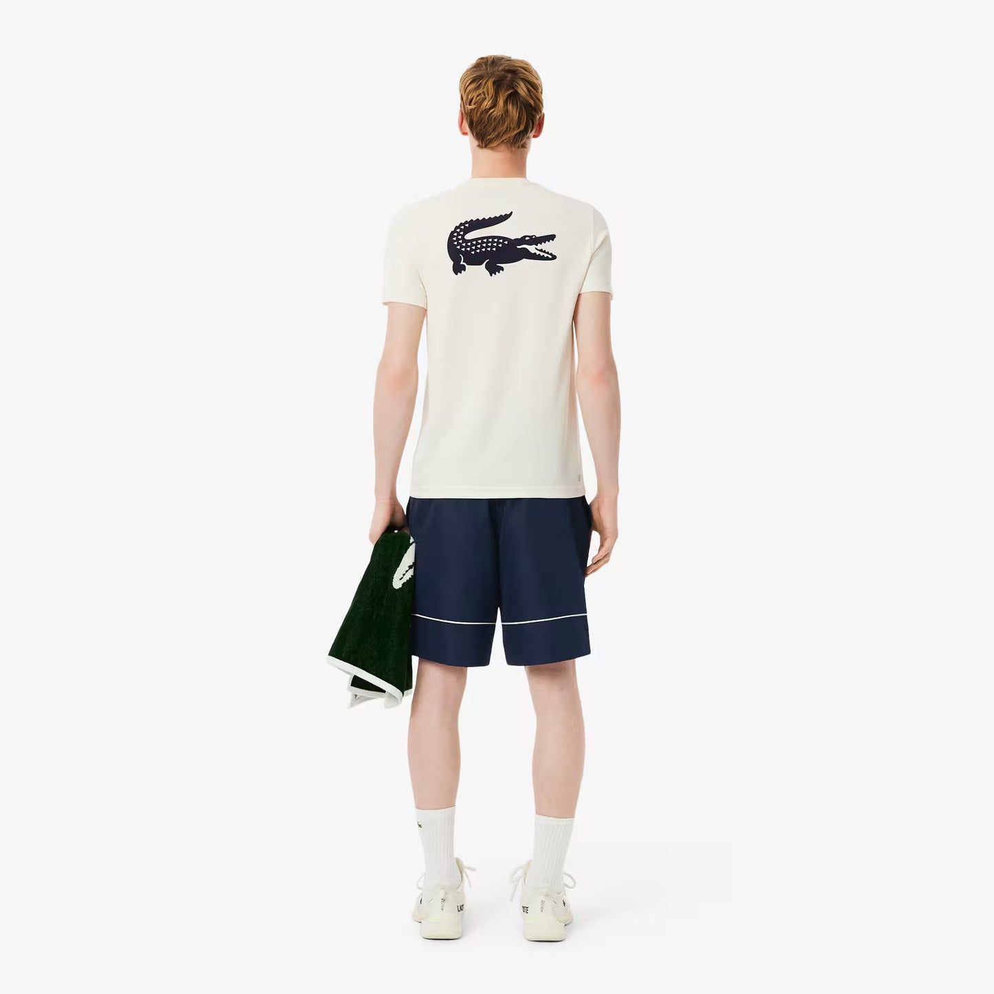 Printed Diamond Taffeta Tennis Shorts