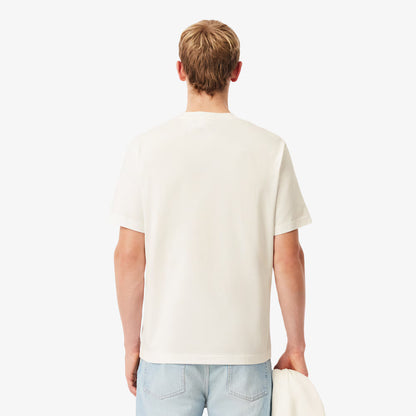 Baumwoll-T-Shirt mit Abzeichen