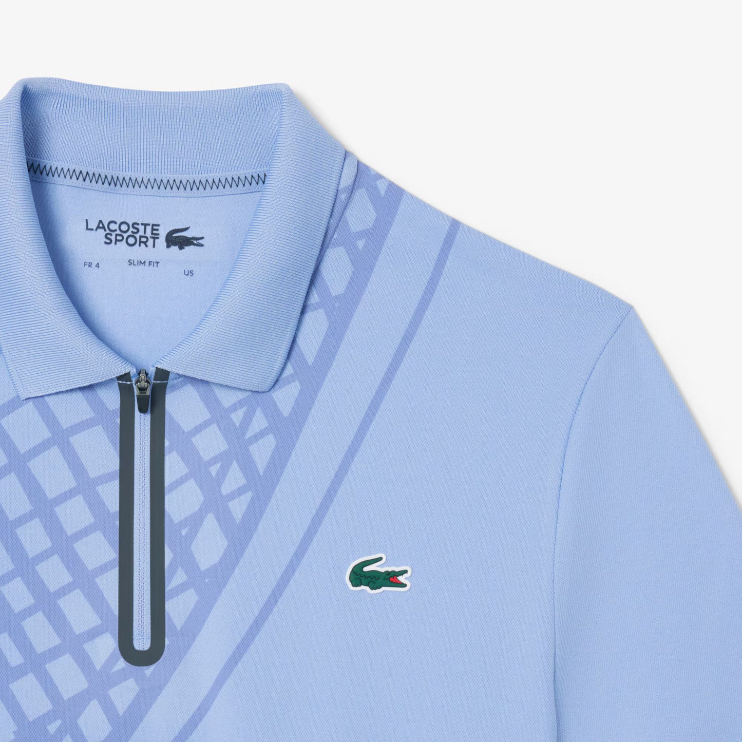 Ultra Dry Printed Slim Fit Tennis Polo Shirt