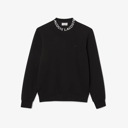 Sweat-shirt en jersey jacquard de marque