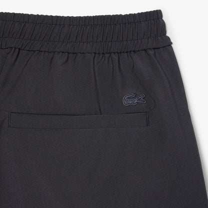 Shorts aus Wollmischung mit lockerer Passform