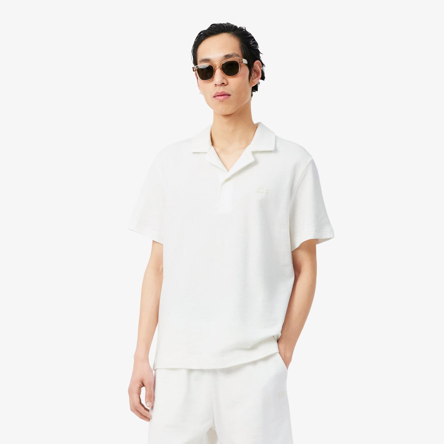 Classic Fit Textured Polo Shirt