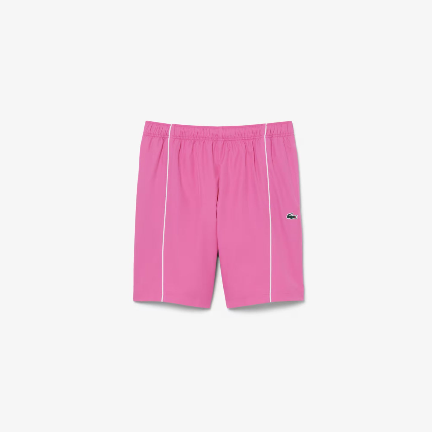 Sportshorts aus Taft mit Rautenmuster und Zierleiste