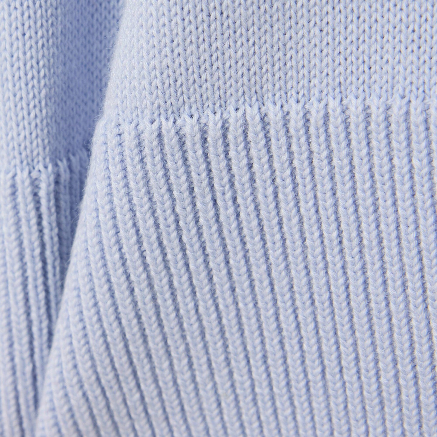 Monochrome Cotton V-neck Sweater