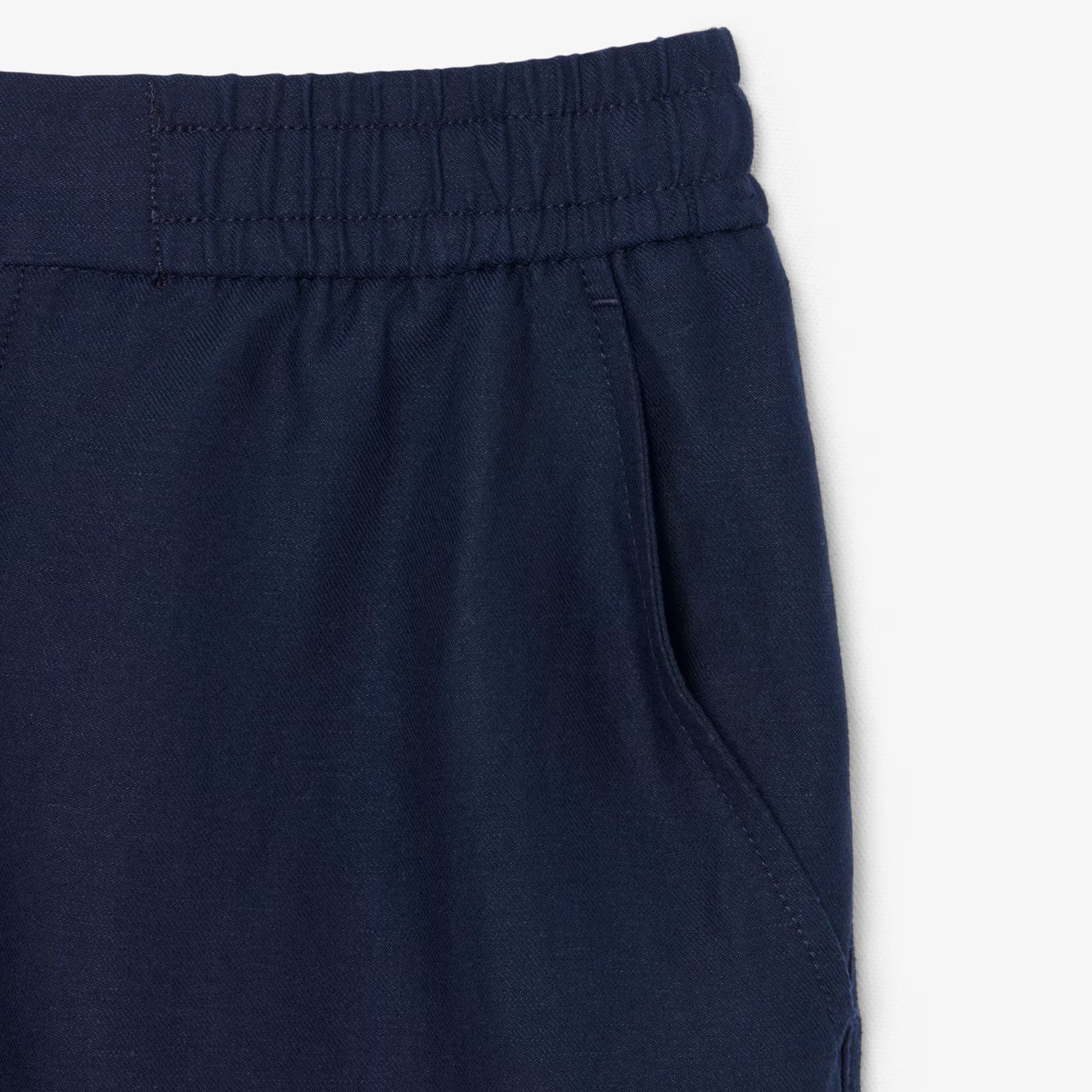 Regular Fit Leinen-Chino-Hose