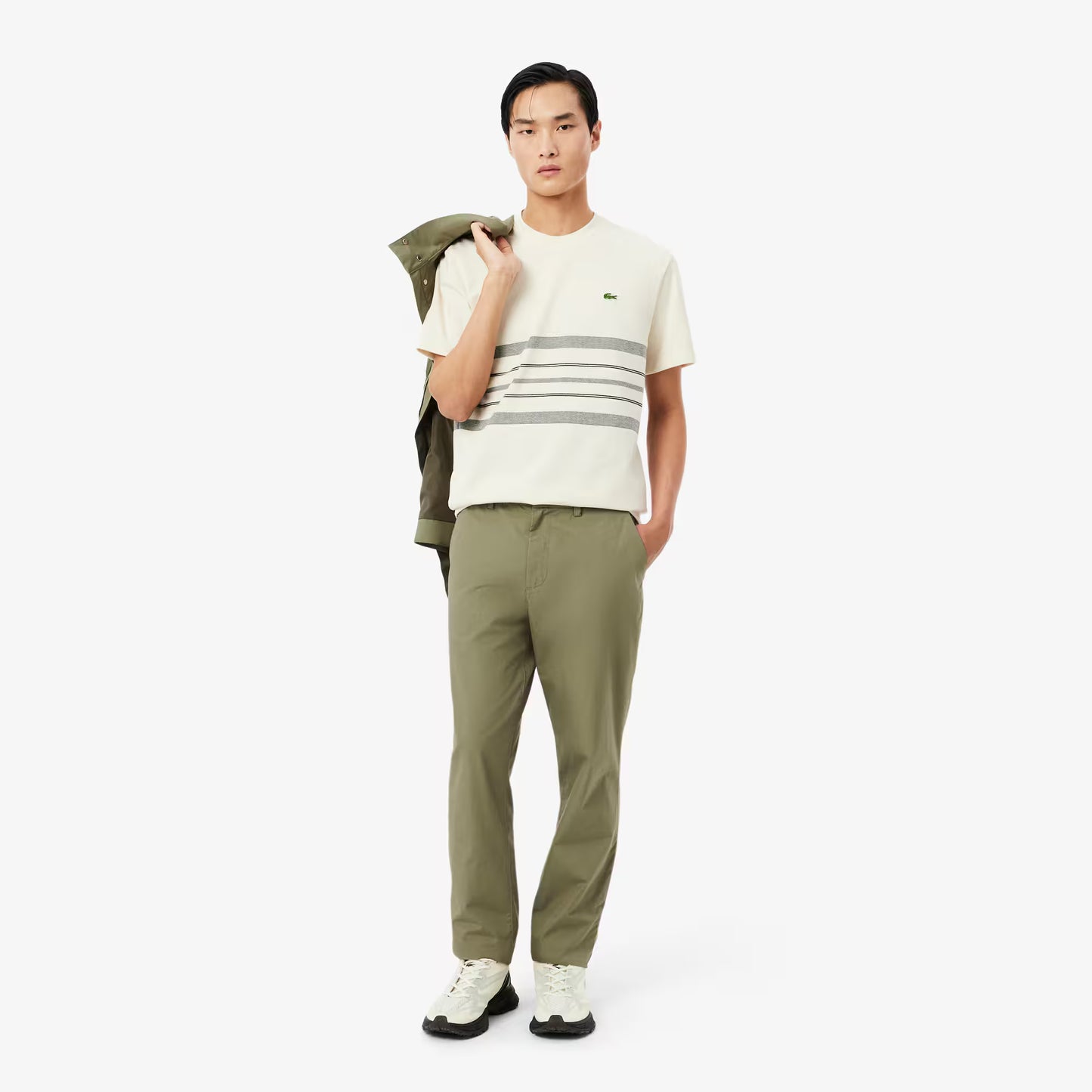 Chino-Hose aus Baumwolltwill im Regular Fit