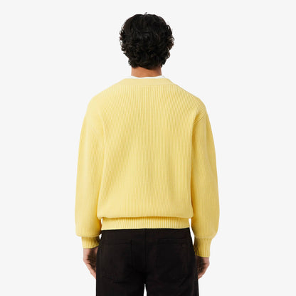 Gilet en coton côtelé coupe décontractée