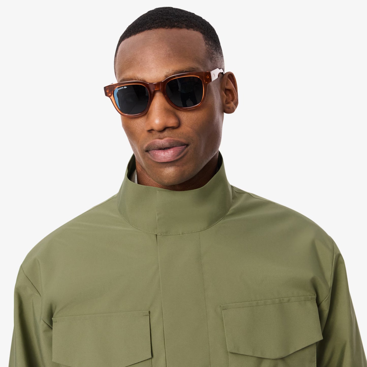 Halblange wasserabweisende Windbreaker-Jacke