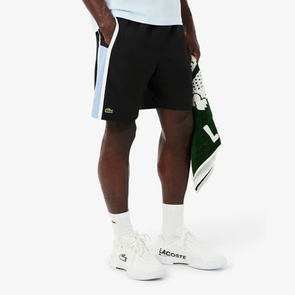 Lightweight Colour-Block Stripe Tennis Shorts