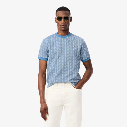 T-shirt en jacquard monogrammé